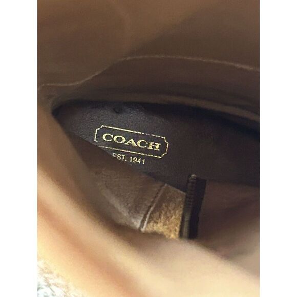 Coach Martta Soft Leather Riding Equestrian Brown Boots Size 7 B MSRP $295 - Picture 10 of 12